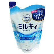 COW Жидкое мыло для тела "Milky" с ароматом свежести с керамидами и молочными протеинами 430 мл (м/у)
