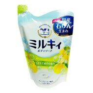 COW Жидкое мыло д/тела "Milky Body Soap" аромат лимона и апельсина, натуральное, смен.упак 430мл/16